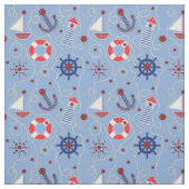 Patchwork Nautisch ontwerp Stof (Swatch)