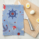 Patchwork Nautisch ontwerp Theedoek (Quarter Fold)
