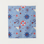 Patchwork Nautisch ontwerp Wandkleed (Voorkant)