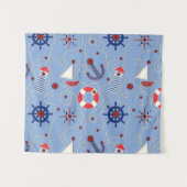 Patchwork Nautisch ontwerp Wandkleed (Voorkant (horizontaal))