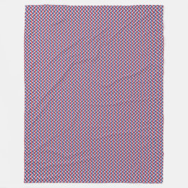 Patchwork Nederland Vlag Patroon Fleece Deken