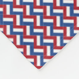 Patchwork Nederland Vlag Patroon Fleece Deken