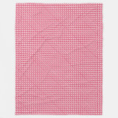 Patchwork Nepal Vlag Patroon Fleece Deken (Voorkant)