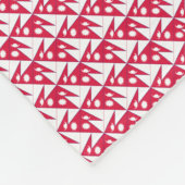 Patchwork Nepal Vlag Patroon Fleece Deken (Hoek)