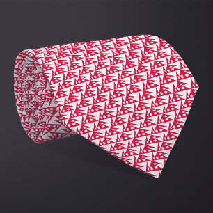 Patchwork Nepal Vlag Patroon Stropdas