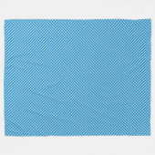 Patchwork Nicaragua vlag patroon Fleece Deken (Voorkant (Horizontaal))