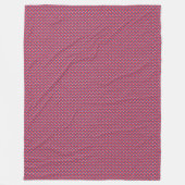 Patchwork Noord-Korea Vlag Patroon Fleece Deken (Voorkant)