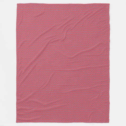 Patchwork Noorwegen Vlag Patroon Fleece Deken (Voorkant)