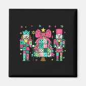 Patchwork Notenkraker Kerstboom NK Notenkraker Magneet (Voorkant)