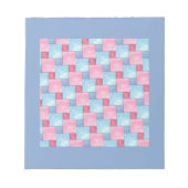 Patchwork Notitieblok of Jotter, Pinks, Blues (Voorkant)