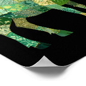 Patchwork Nubische melkgeit Poster (Hoek)