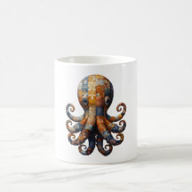Patchwork Octopus Mok