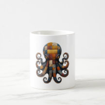Patchwork Octopus Mok