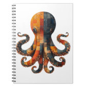 Patchwork Octopus Notitieboek (Voorkant)