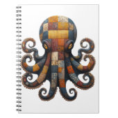 Patchwork Octopus Notitieboek (Voorkant)