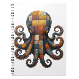 Patchwork Octopus Notitieboek