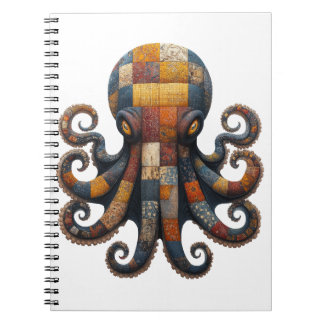 Patchwork Octopus Notitieboek