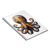 Patchwork Octopus Notitieboek (Rechterzijde)