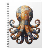 Patchwork Octopus Notitieboek (Voorkant)
