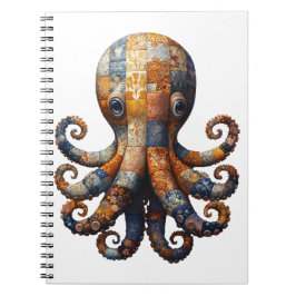 Patchwork Octopus Notitieboek