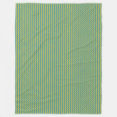 Patchwork Oekraïne Vlag Patroon Fleece Deken (Voorkant)