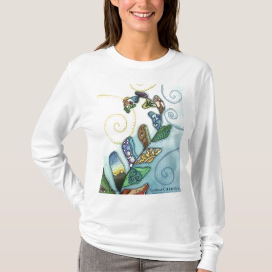 Patchwork of Life Fern T-shirt (Voorkant)