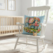 Patchwork Olifant Bloemenweide Charme Kussen