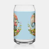 Patchwork Olifant Bloemrijke Weide Charme Blikvorm Glas (Links)