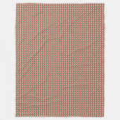 Patchwork Oman Vlag Patroon Fleece Deken (Voorkant)