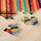 Patchwork ontwerp met Aztec Squares. Legpuzzel (Zijkant)