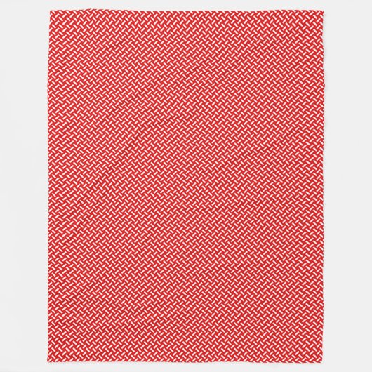 Patchwork Oostenrijk Vlag Patroon Fleece Deken (Voorkant)