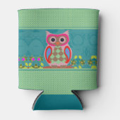 Patchwork Owl Blikjeskoeler (Voorkant)