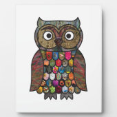 Patchwork Owl Fotoplaat (Voorkant)