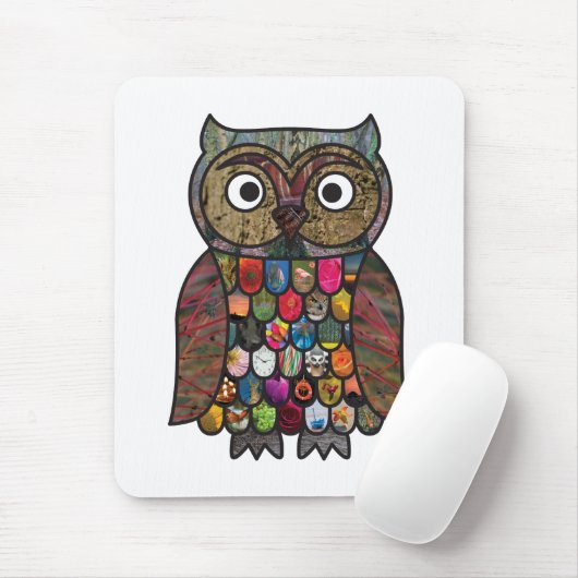 Patchwork Owl Muismat (Met muis)