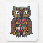 Patchwork Owl Muismat (Voorkant)