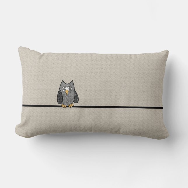 Patchwork Owl Pillow Kussen (Voorkant)