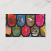 Patchwork Owl Visitekaartje (Achterkant)