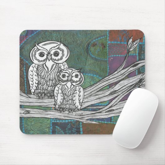 Patchwork Owls Muismat (Met muis)