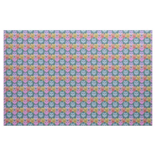 Patchwork Owls Stof (Yard (91,4 cm))