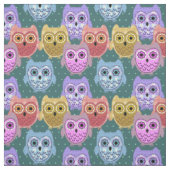 Patchwork Owls Stof (Swatch)