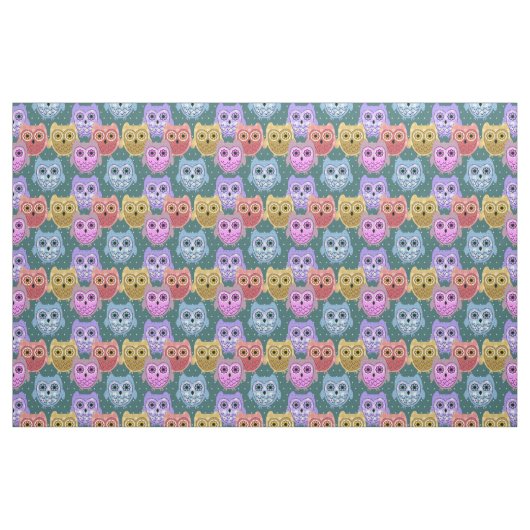 Patchwork Owls Stof (Fat Quarter)