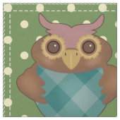 Patchwork Owls Stof (Close Up)