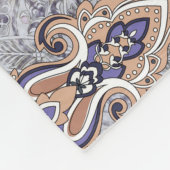 Patchwork Paisley: klassieke print Fleece Deken (Hoek)