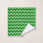 Patchwork Pakistan Vlag Patroon Bad Handdoek (Wasdoekje)
