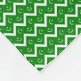 Patchwork Pakistan Vlag Patroon Fleece Deken