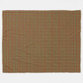 Patchwork Palestijnse vlag patroon Fleece Deken (Voorkant (Horizontaal))