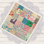 patchwork-papier Napkins Servetten