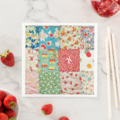 patchwork-papier Napkins Servetten (Insitu)