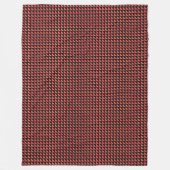 Patchwork Papoea-Nieuw-Guinea Vlag Patroon Fleece Deken (Voorkant)