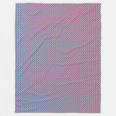 Patchwork Paraguay Vlag Patroon Fleece Deken (Voorkant)